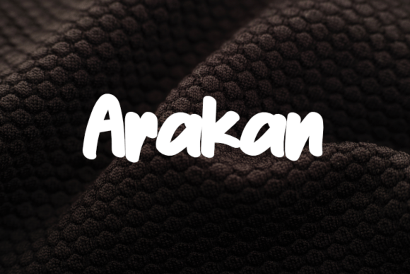 Arakan: A Display Typeface for Editorial and Creative Branding