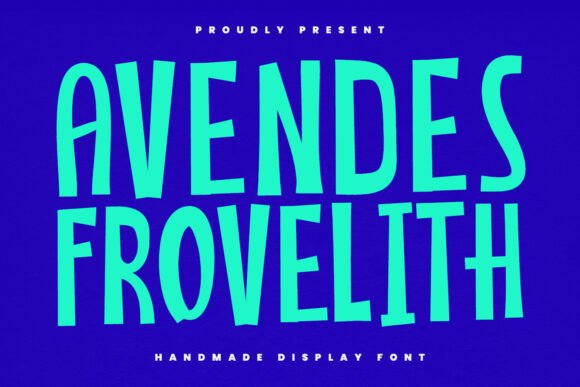 Avendes Frovelith: The Premium Display Typeface for Scroll-Stopping Campaigns