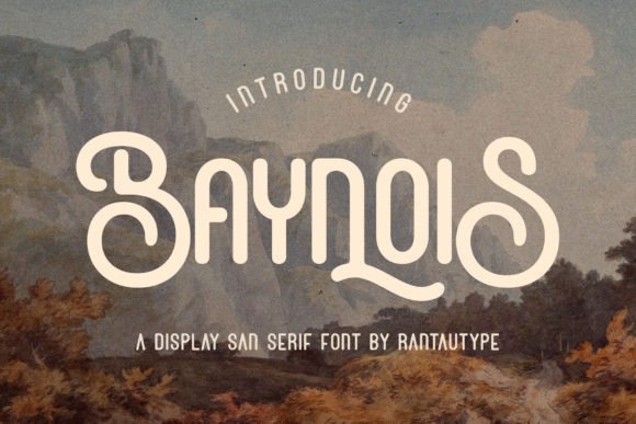 Baynois: The Vintage Display Font for Authentic Brand Identity