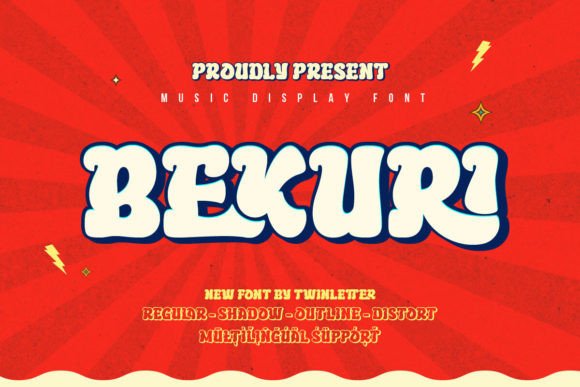 Bekuri: The Seductive Display Font for Music & Events