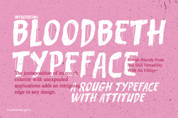 Bloodbeth: A Bold Display Typeface for Standout Branding