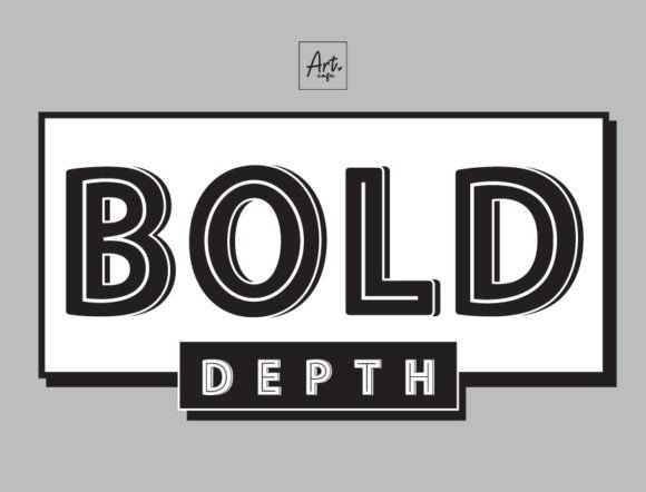 Bold Depth: A Robust Display Typeface for Editorial Impact