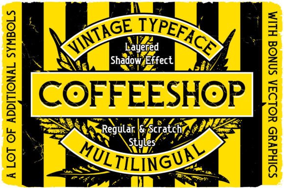 Coffeeshop: A Vintage Display Font for Rustic Branding