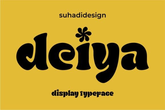 Deiya: The Avant-Garde Display Font for Handmade Creators