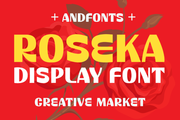 Discover Roseka: The Playful Display Font for Modern Design