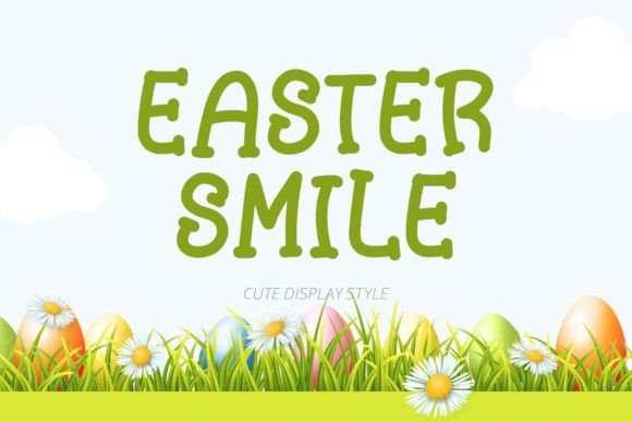 Easter Smile: A Playful Display Font for Modern Web Design