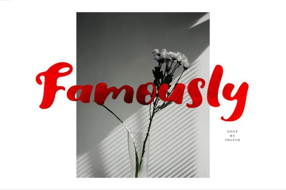 Famously: The Modern Display Font for Happy Handmade Brands