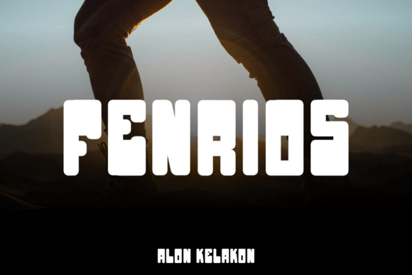 Fenrios: A Bold Display Typeface for Creative Makers