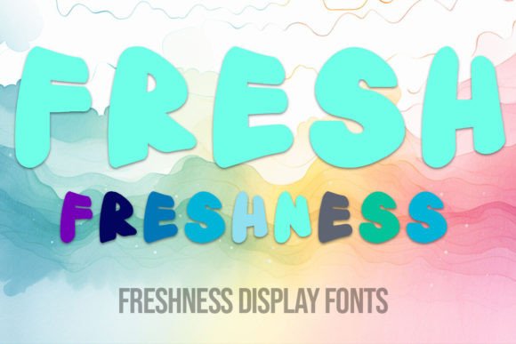 Freshness: The Fun Display Font for Memorable Branding