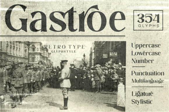 Gastroe: The Retro Display Font for Scroll-Stopping Brand Content