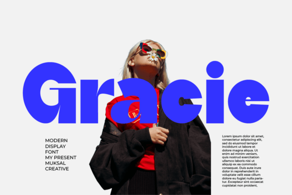 Gracie: A Modern Display Font for Elegant Brand Identity
