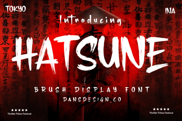 Hatsune: The Japanese-Style Brush Display Font for Handmade Brands