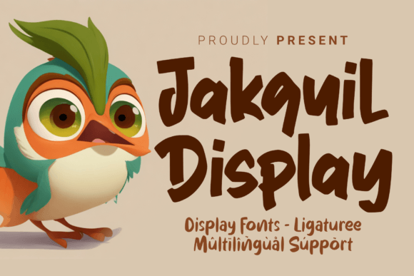 Jackquil Display: The Playful Typeface for Handmade Products