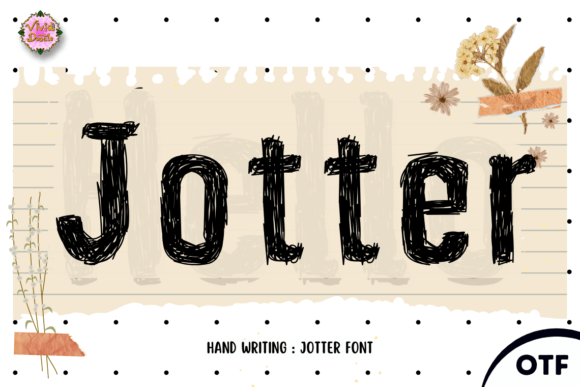 Jotter: The Groundbreaking Artistic Font for Bold Branding
