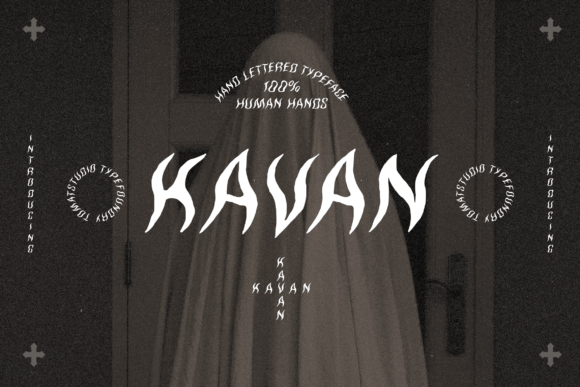 Kavan Display Font for Authentic Brand Identity Projects