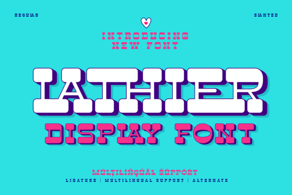 Lathier: The Bold Display Font for High-Impact Campaigns
