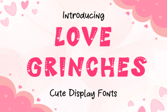 Love Grinches: A Whimsical Display Font for Editorial Design
