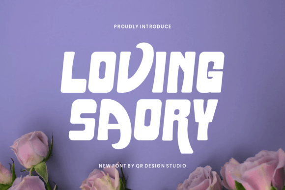 Loving Saory: The Bold Display Font for Authentic Branding