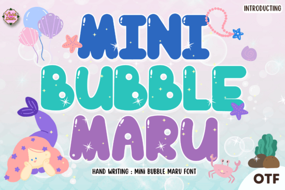 Mini Bubble Maru: A Festive Display Font for Handmade Creators