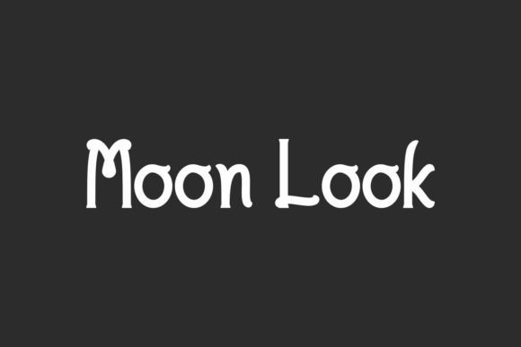 Moon Look: The Premium Display Font for Viral Campaigns