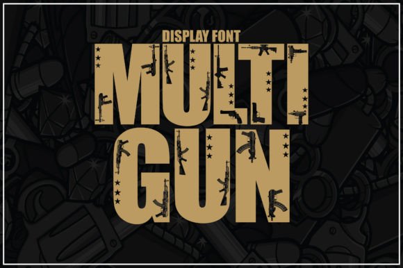 Multi Gun: The Fun Decorative Font for Handmade Creators