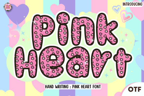 Pinkheart: The Perfect Display Font for Festive Editorial Design