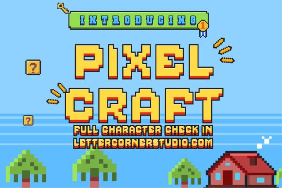 Pixelcraft: A Retro Display Font for Modern Editorial Design