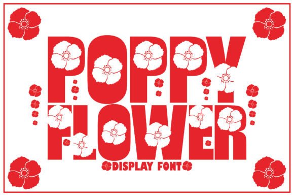 Poppy Flower: A Playful Display Font for Creative Branding
