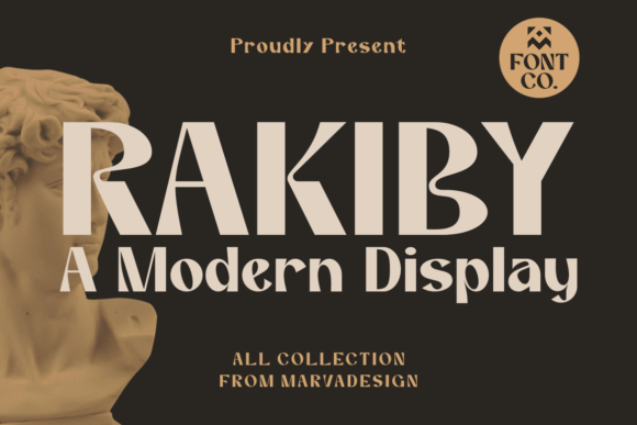 Rakiby: The Modern Display Font for Sleek Digital Projects