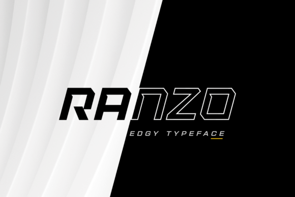 Ranzo: The Futuristic Display Font for Bold Branding