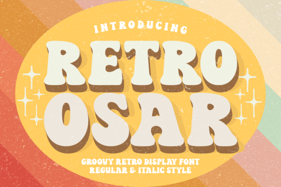 Retro Osar: The Jovial Display Font for Vintage Campaigns