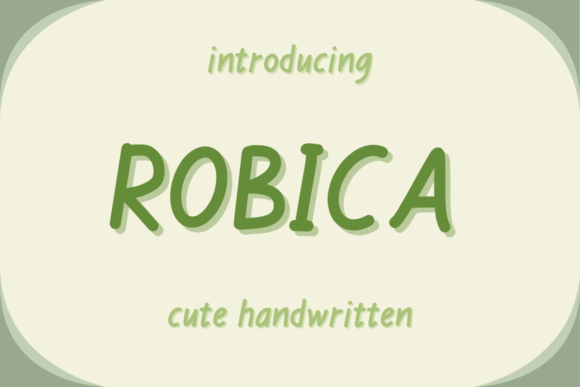 Robica: The Quirky Display Font for Scroll-Stopping Campaigns