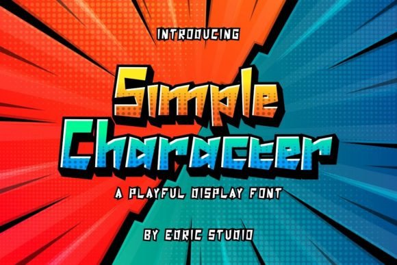 Simple Character: The Playful Typeface for Modern Editorial Design