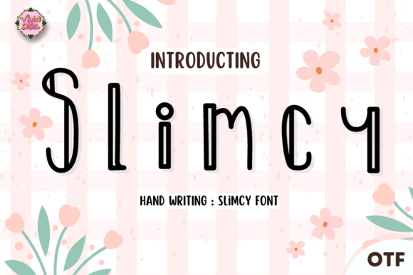 Slimcy: A Quirky Handwritten Display Font for Modern Editorial Design