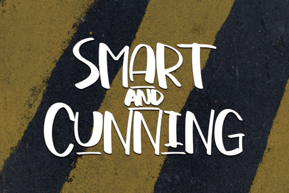 Smart Cunning: A Graceful Script Font for Makers