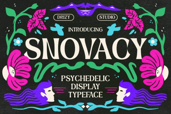 Snovacy: The Vibrant Display Font for Bold Campaigns