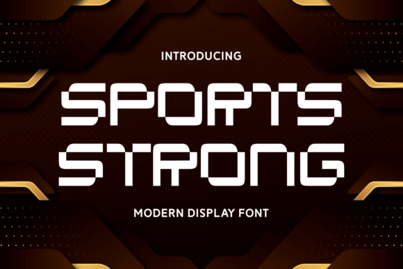 Sports Strong: A Bold Display Typeface for Timeless Branding