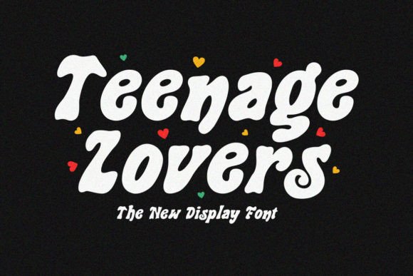 Teenage Lovers: The Handwritten Display Font for Authentic Branding