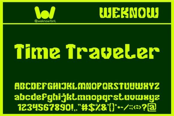 Time Traveler: The Ultimate Sci-Fi Display Font for Bold Campaigns