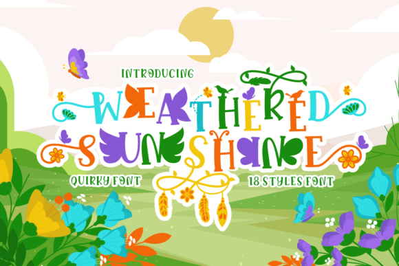 Weathered Sunshine: A Vibrant Typeface for Editorial Design