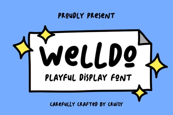 Welldo: A Magical Display Font for Handmade Creators