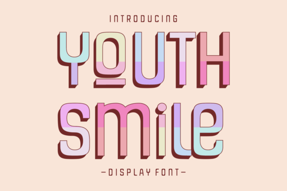 Youth Smile: The Joyful Display Typeface for Modern Editorial Design