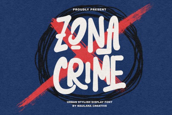 Zona Crime: A Stylish Display Typeface for Modern Editorial Design